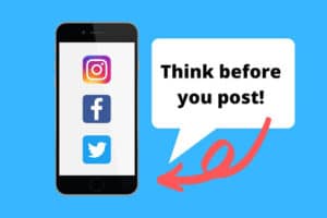 Think before you post - social media reputation